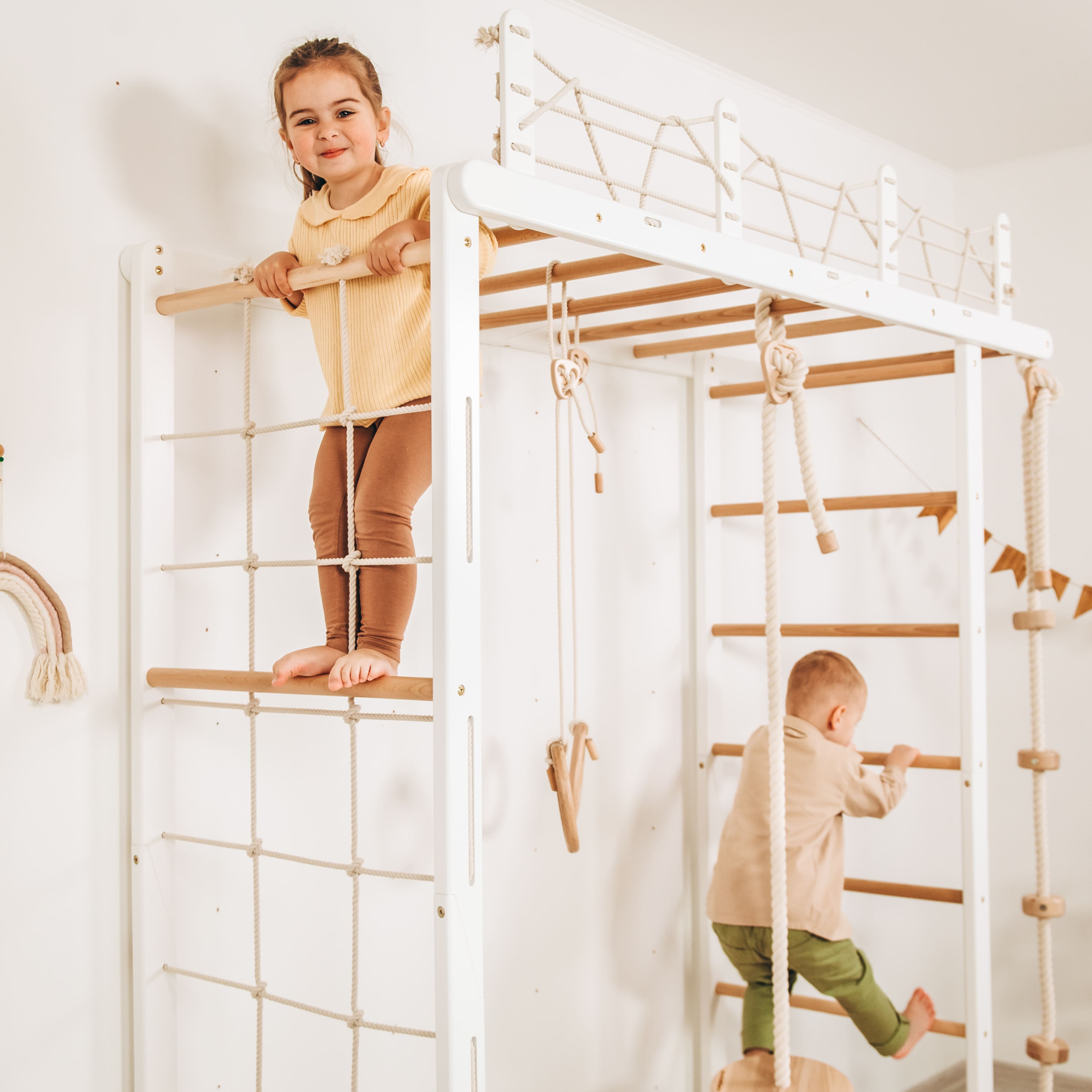 Wooden Climbing Gym