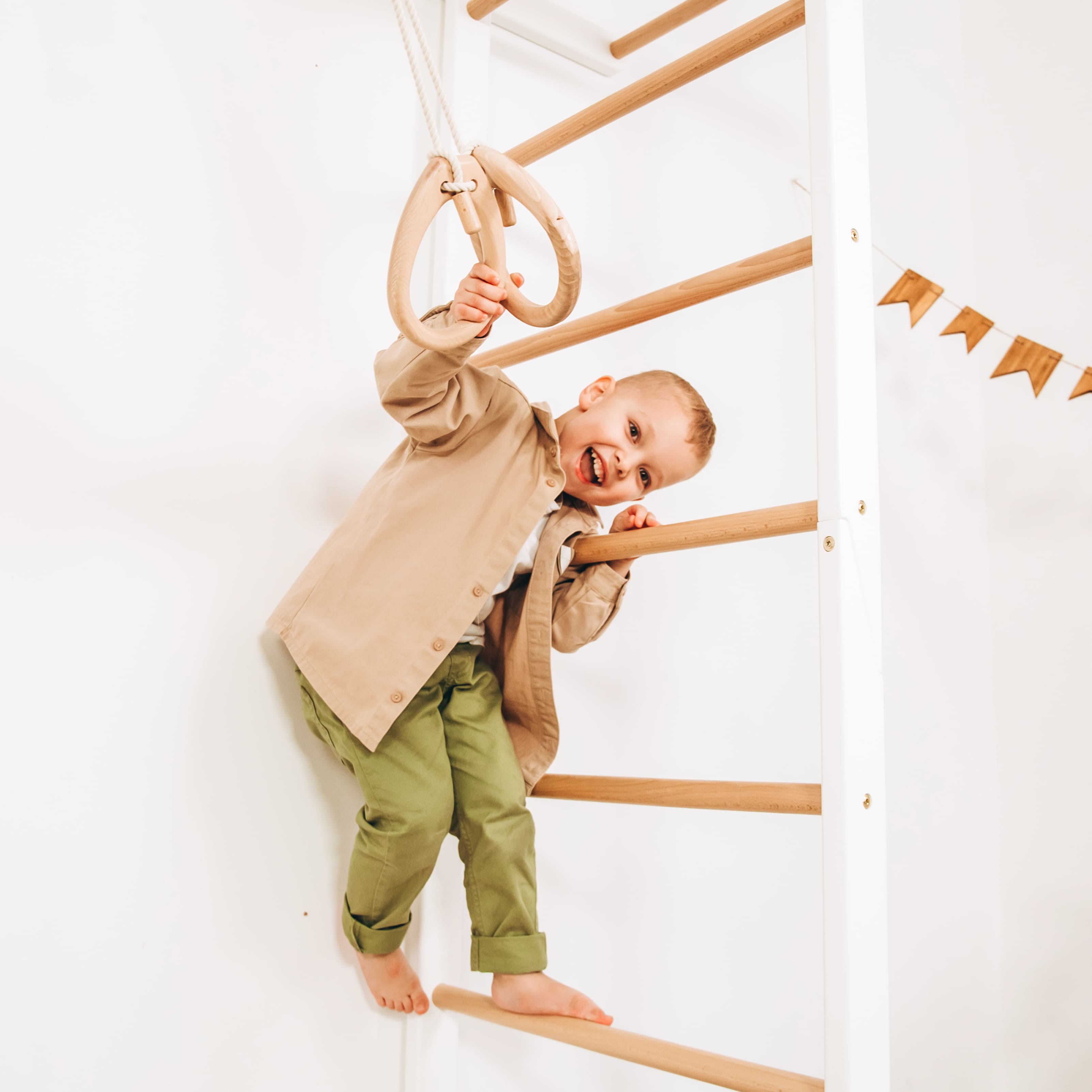 Wooden Climbing Gym