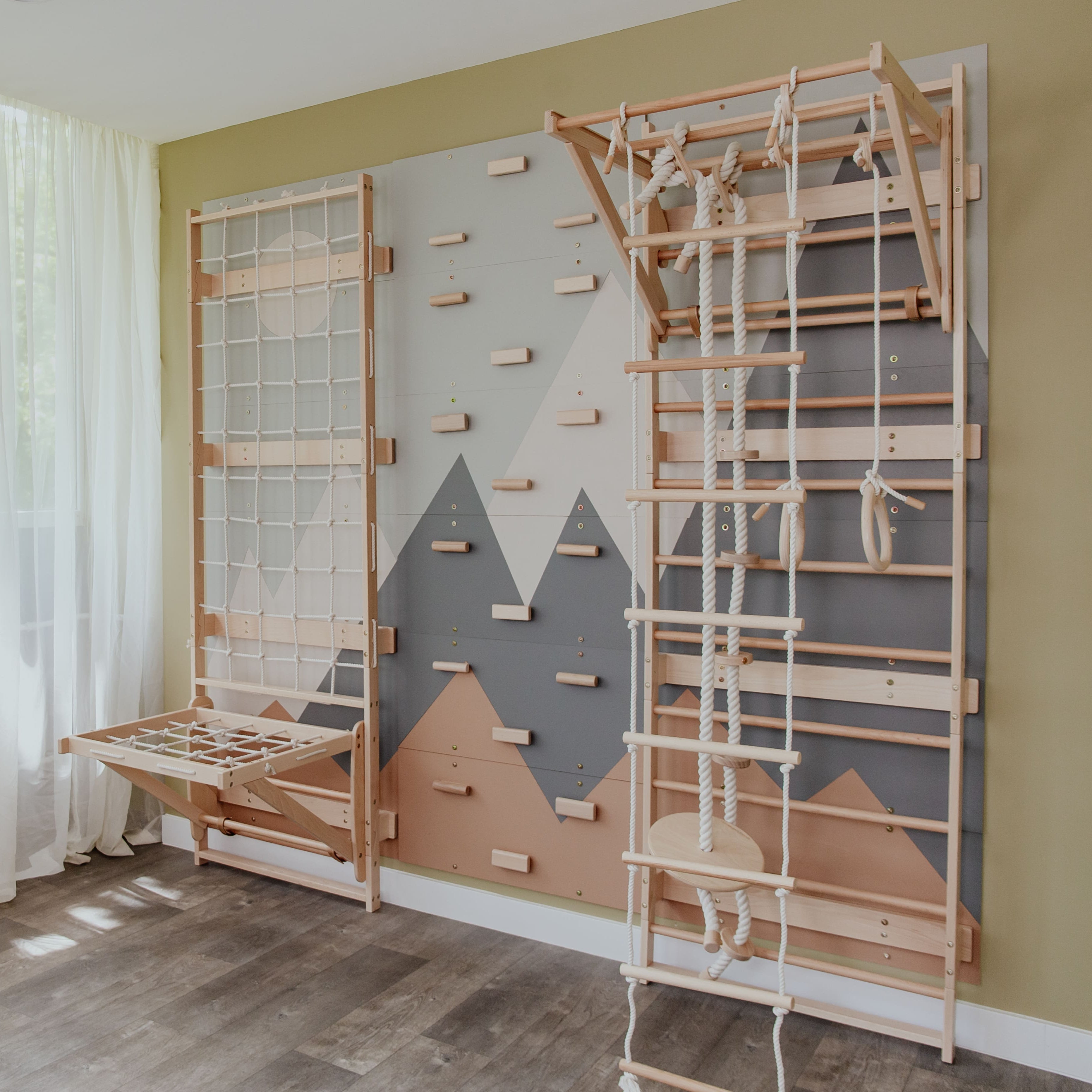 Rope Seat for Swedish Ladder