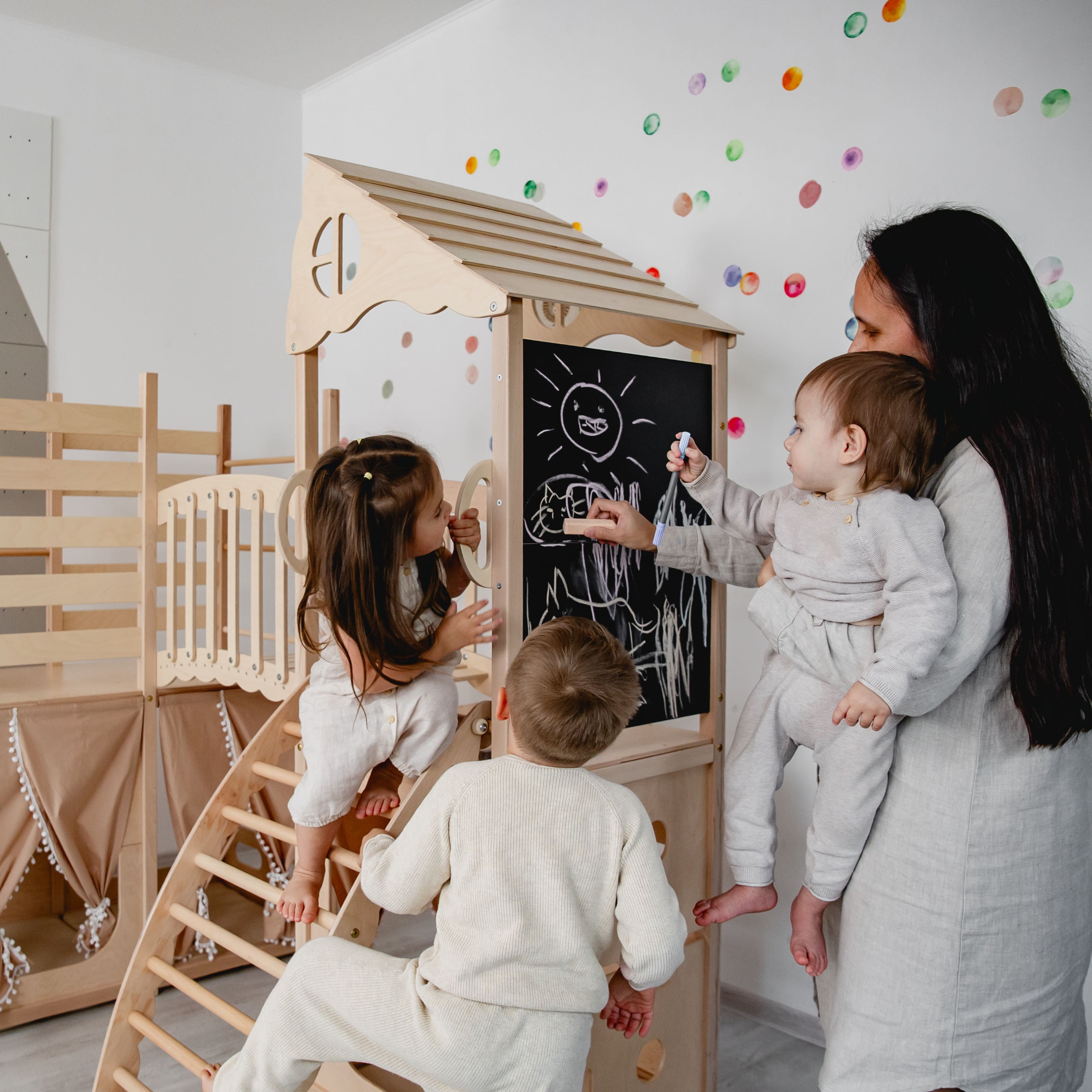 Large Playground Set, 2-in-1 Easter Gift Bundle