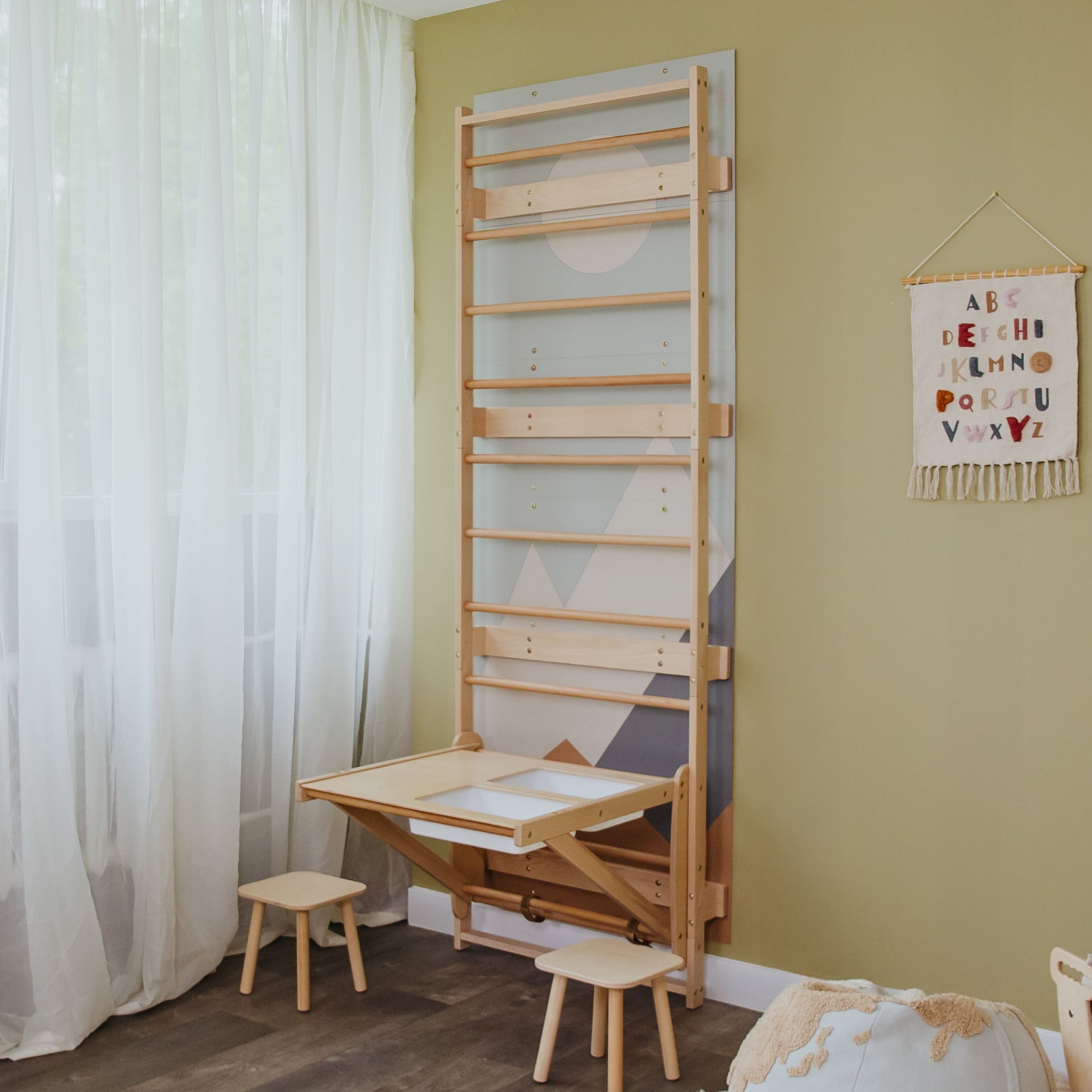 Swedish Ladder Wall Set “Mountain”