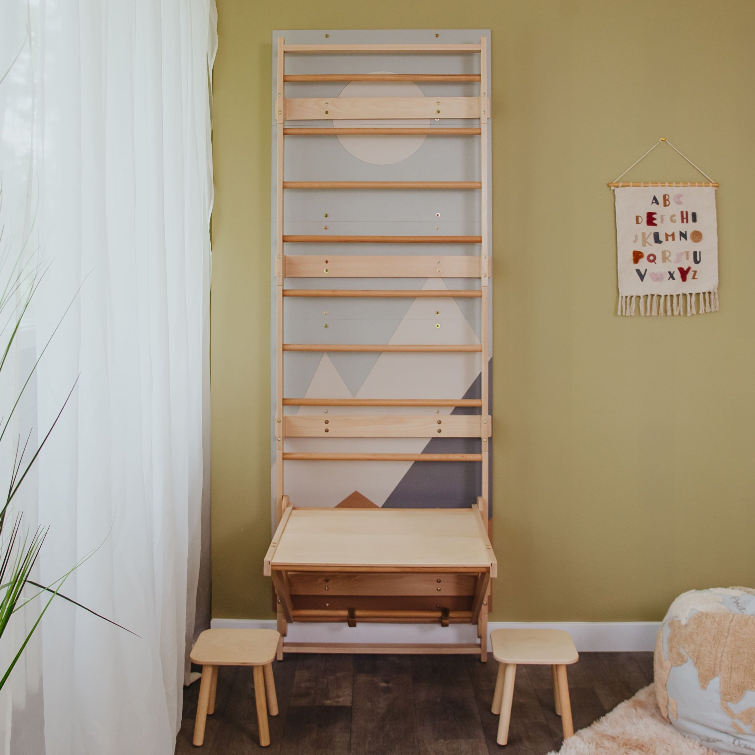 Swedish Ladder Wall Set “Mountain”