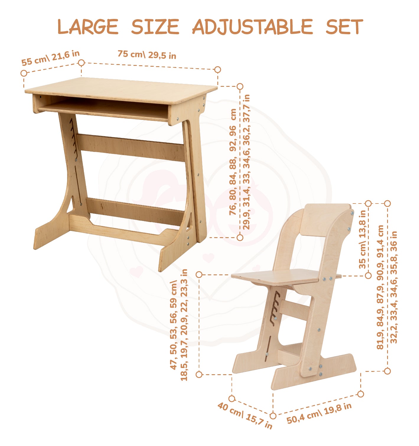 Study Desk and Chair