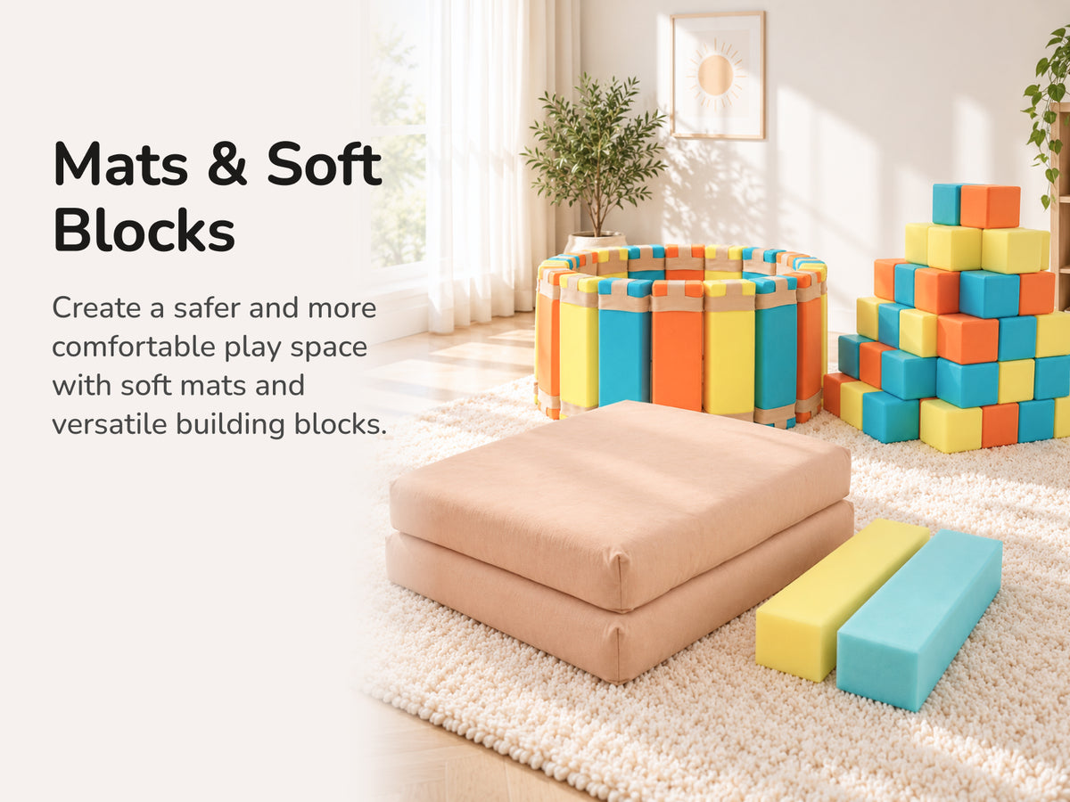 Mats for Kids and Foam Blocks