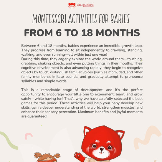 Montessori Activities from 6 to 18 months