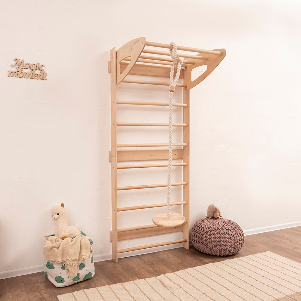 Swedish Wall Gym Set with Accessories