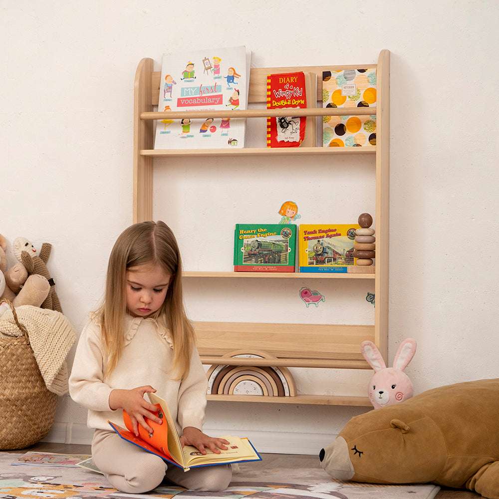 Montessori Wall Shelf - WoodandHearts