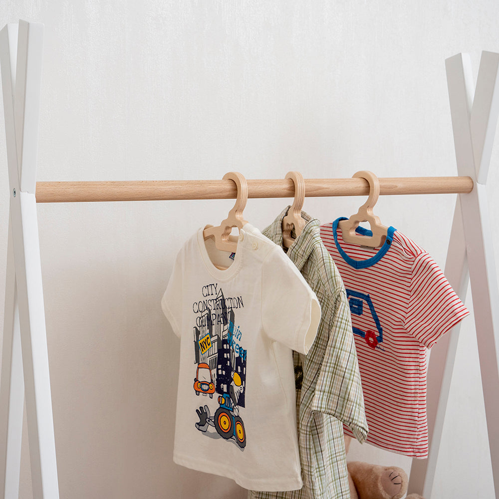 Wooden Clothes Hangers for Kids - WoodandHearts