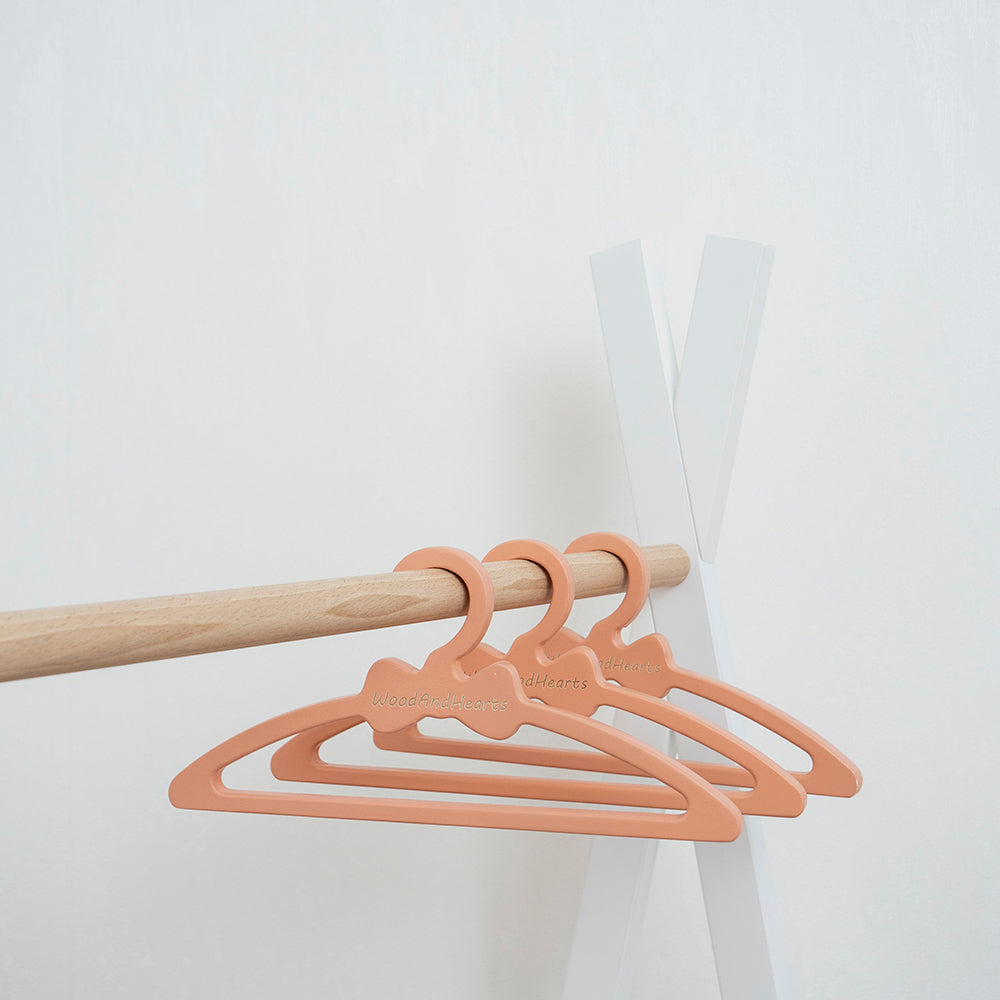 Wooden Clothes Hangers for Kids - WoodandHearts