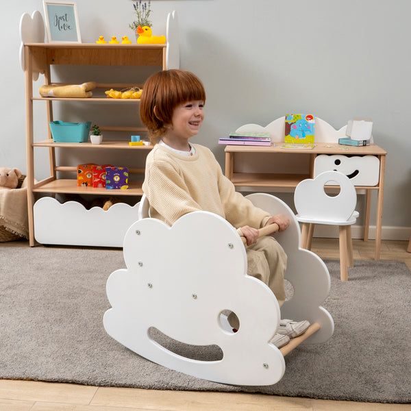 Wooden Rocking Chair "Clouds"
