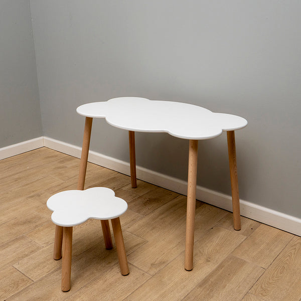 Wooden Stool "Clouds"
