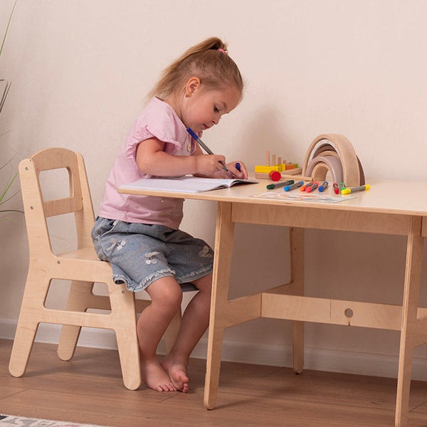 Preschool desk hotsell and chair