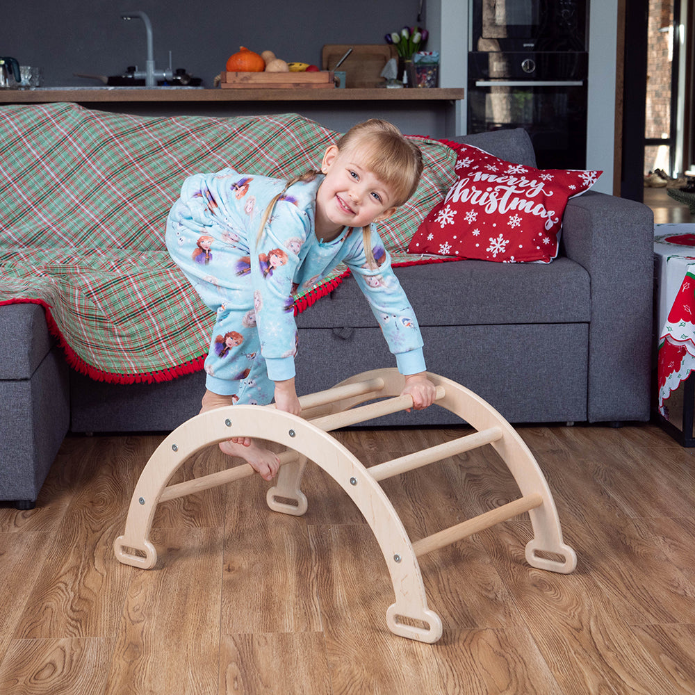 Small and Large Size Montessori Climbing Arch With Pad, Baby First  Christmas Gift, 1st Birthday Gift, Toys for 1 Year Old 