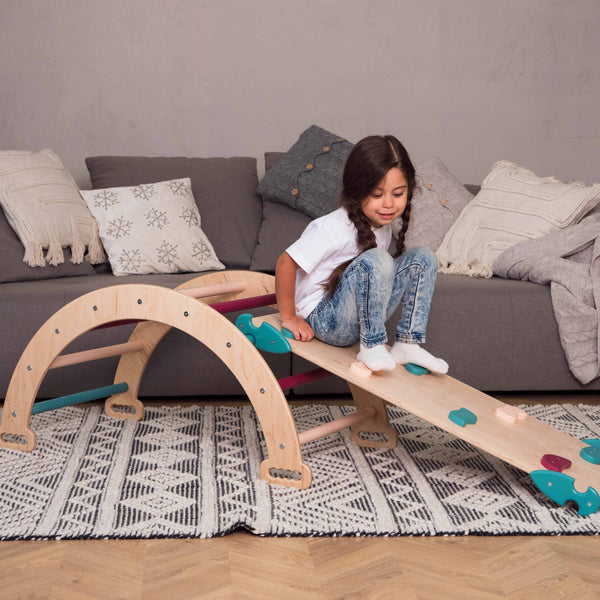 Baby gym Montessori Arch + Montessori Ramp