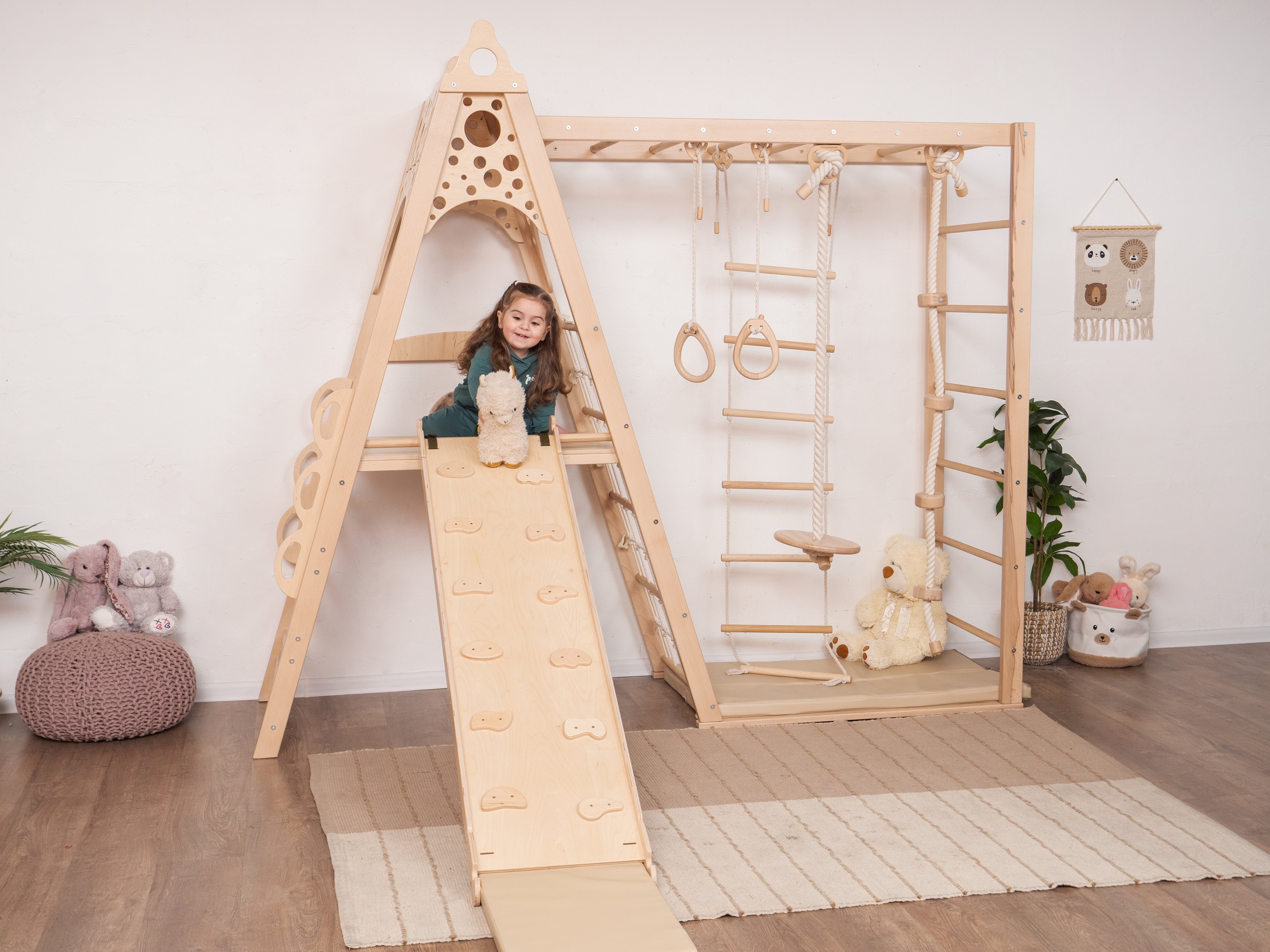 Kids Climbing Rope