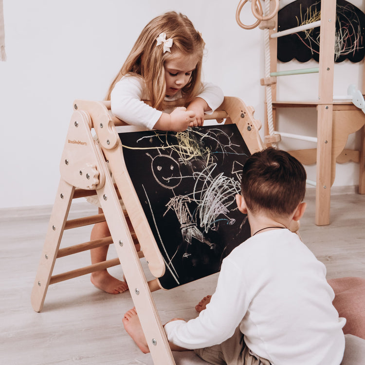 Wooden Easel for Montessori Triangle