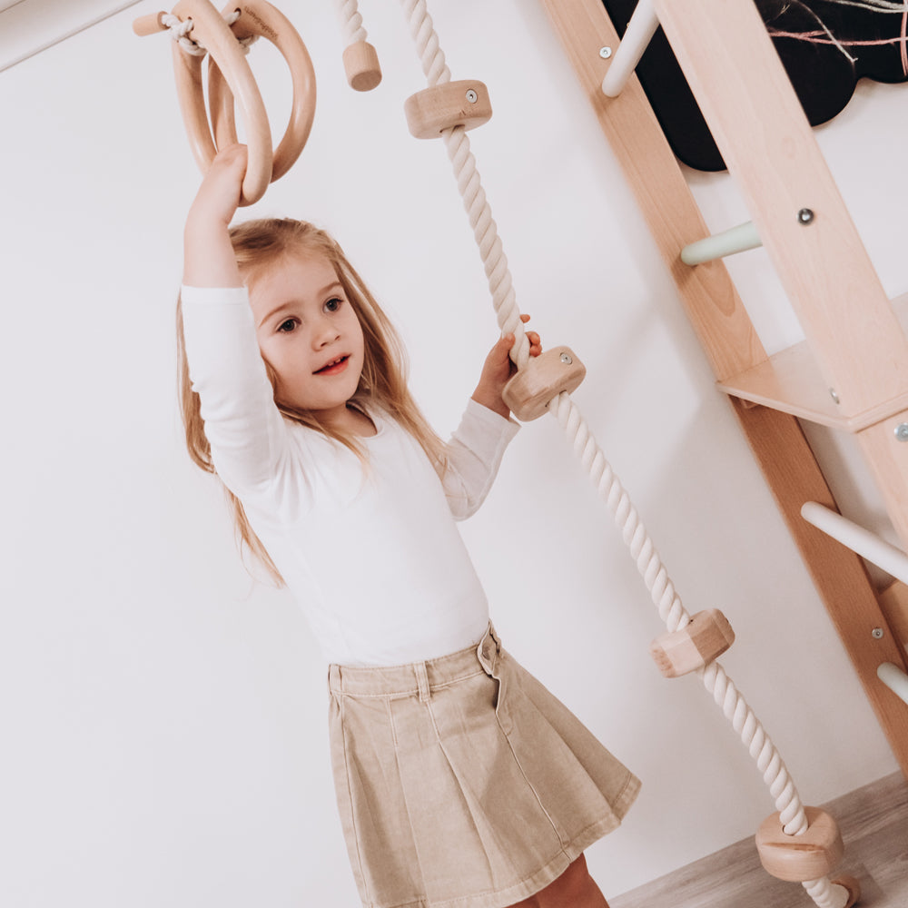 Kids Climbing Rope