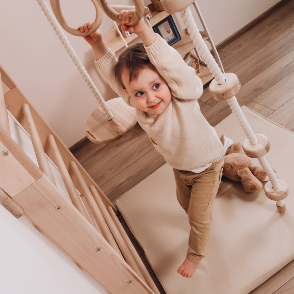 Kids Climbing Rope