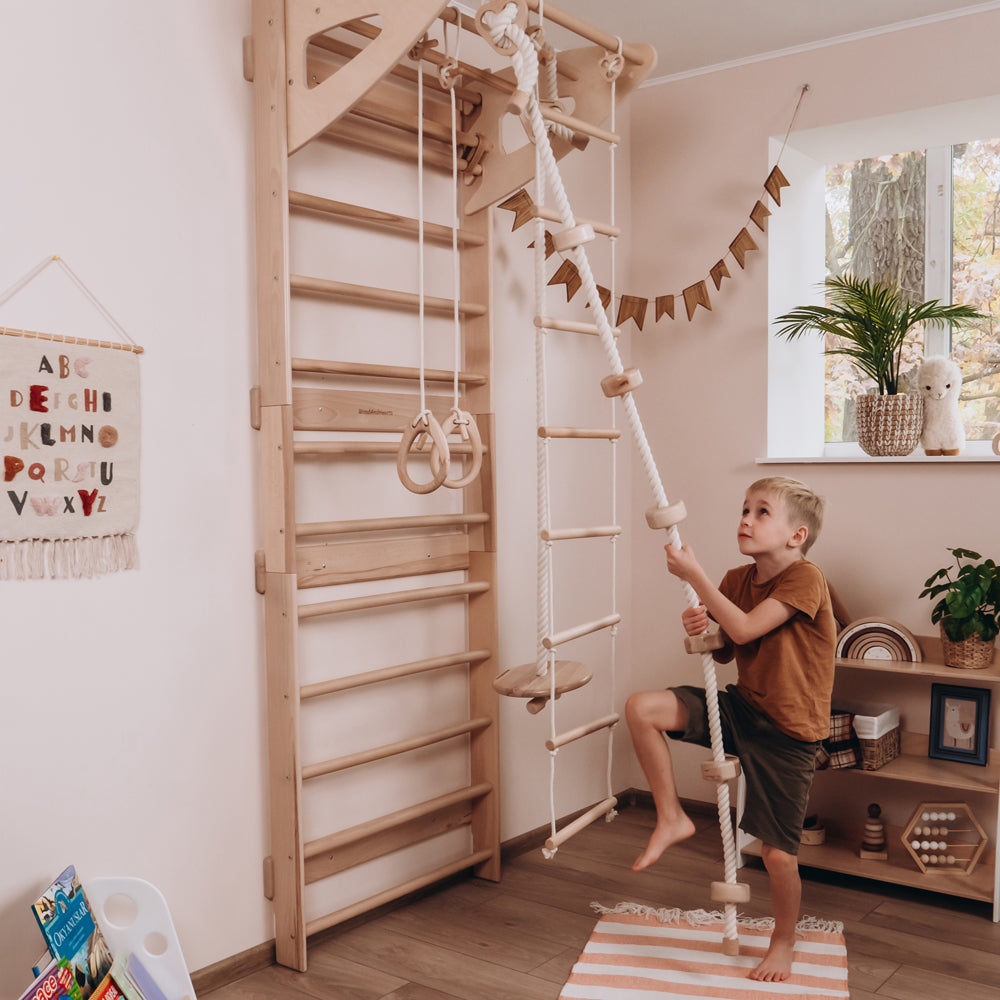 Kids Climbing Rope