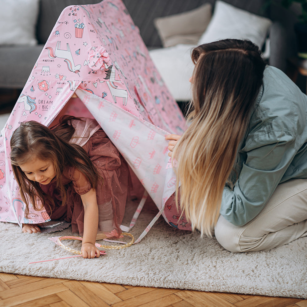 Mini Play Tent Cover With/out Mat, Climbing Triangle Tent & Mat the  Triangle is Sold Separately 