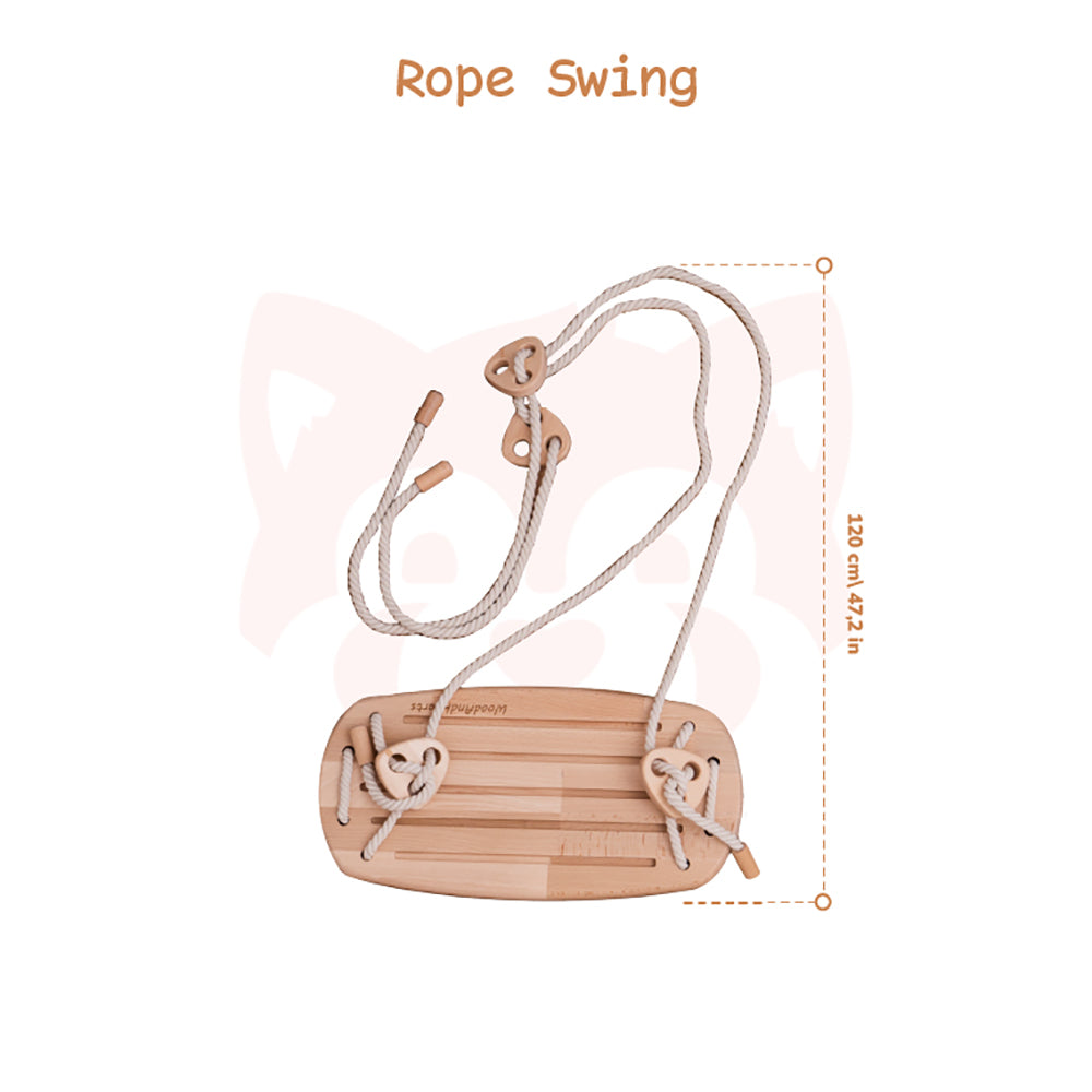 Wooden Rope Swing