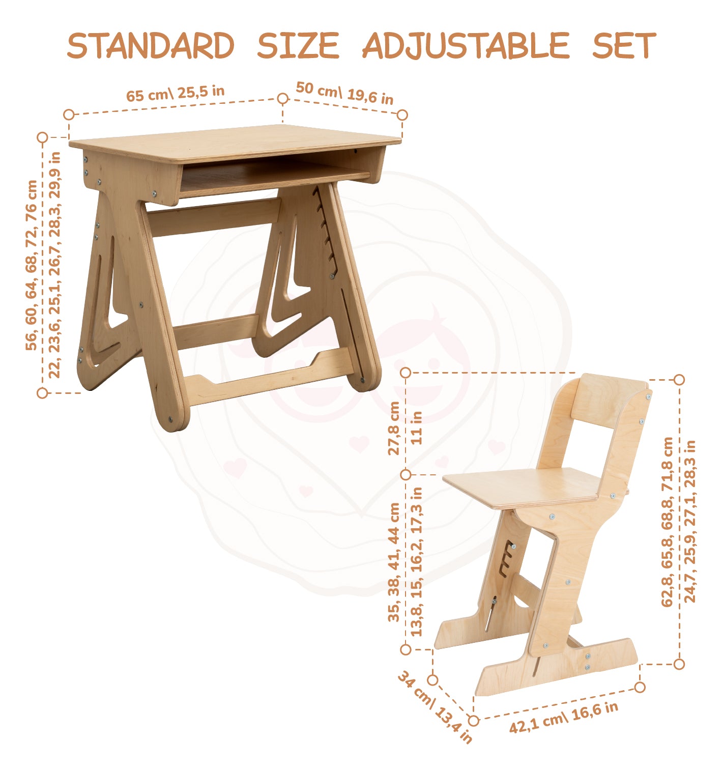 Study Desk and Chair