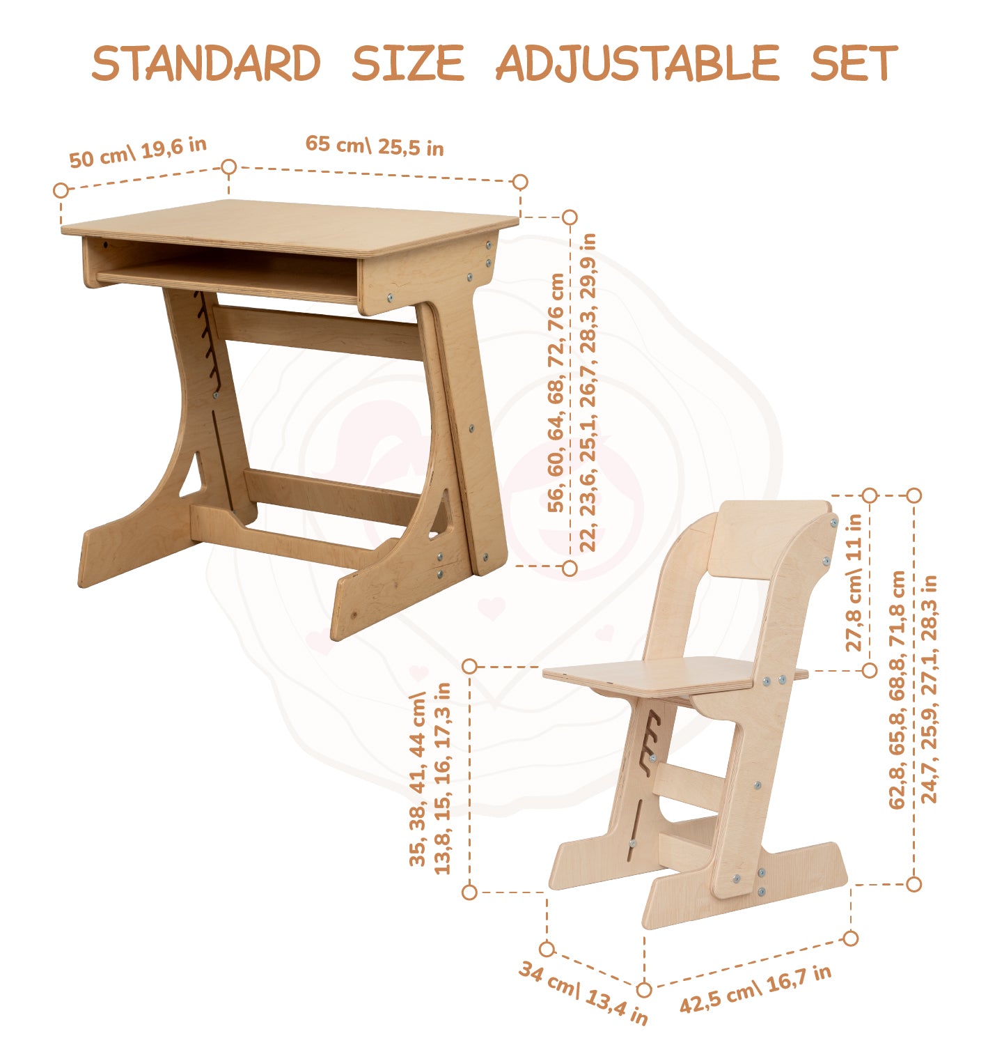 Study Desk and Chair