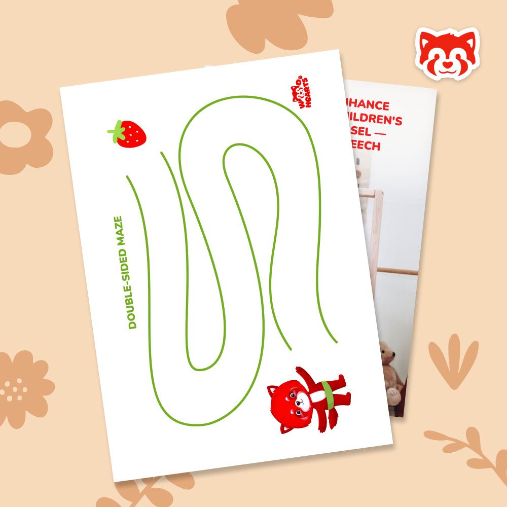 Speech Therapy Exercises with a Transparent Easel