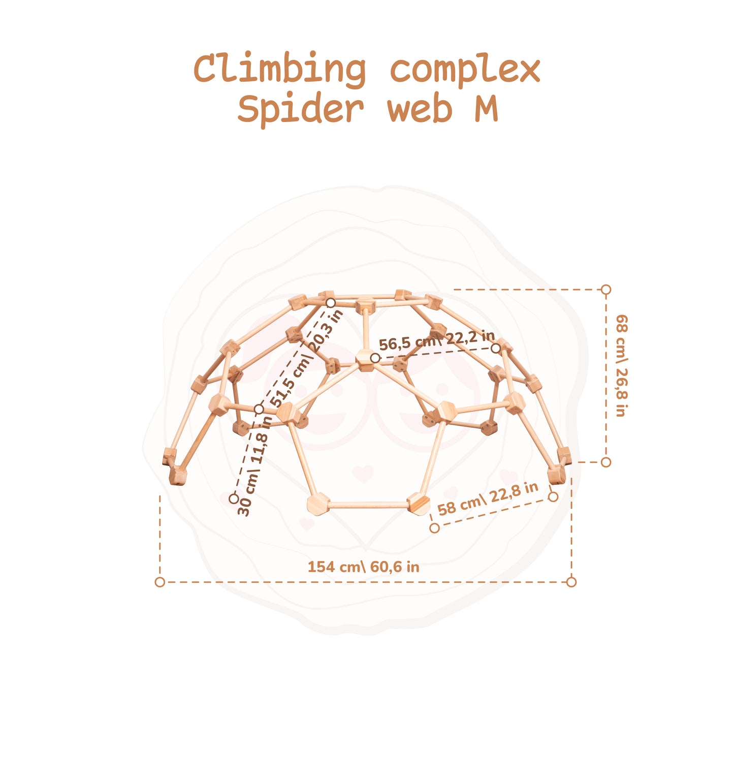 木製の登山ドーム