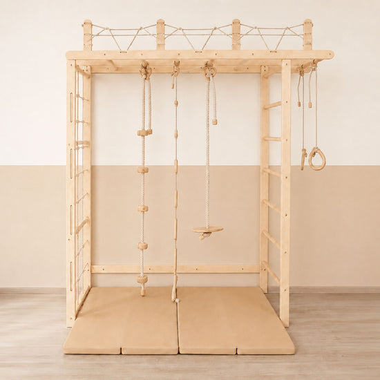 Wooden Climbing Gym