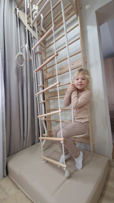 Swedish Wall Gym Set with Accessories