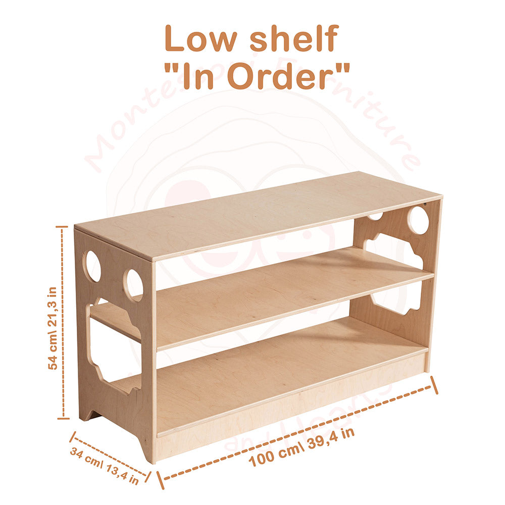 Shelf Divider for Wood Shelves Set of 4 