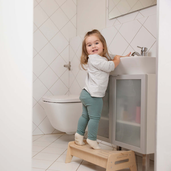 Holz Badezimmerstuhl für Kinder, Toilettenständer