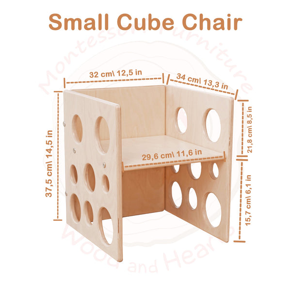 Montessori Cube Chair Set