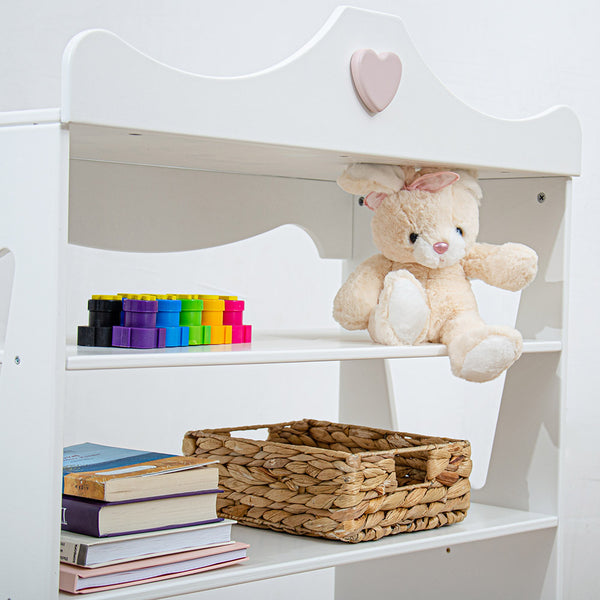 子供部屋用木製キャビネット 床置き本棚「エンジェル」