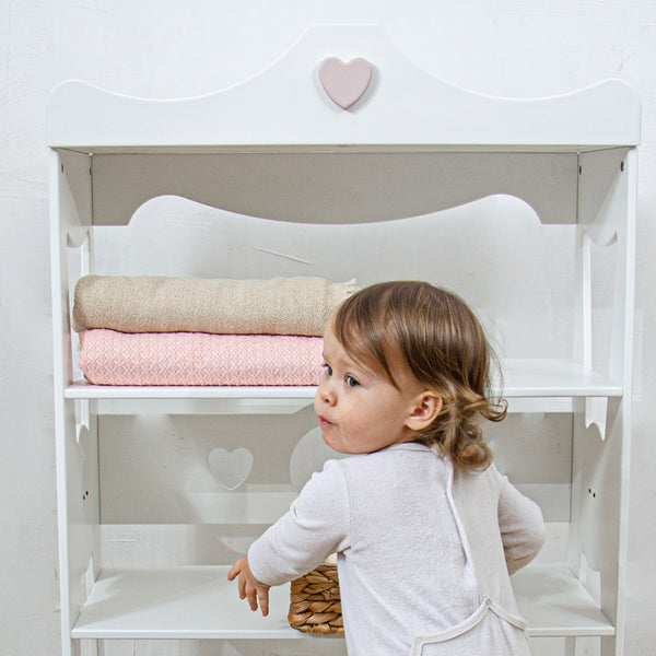 3 Tier Bookcase for Toddler Girl from "Angel" collection