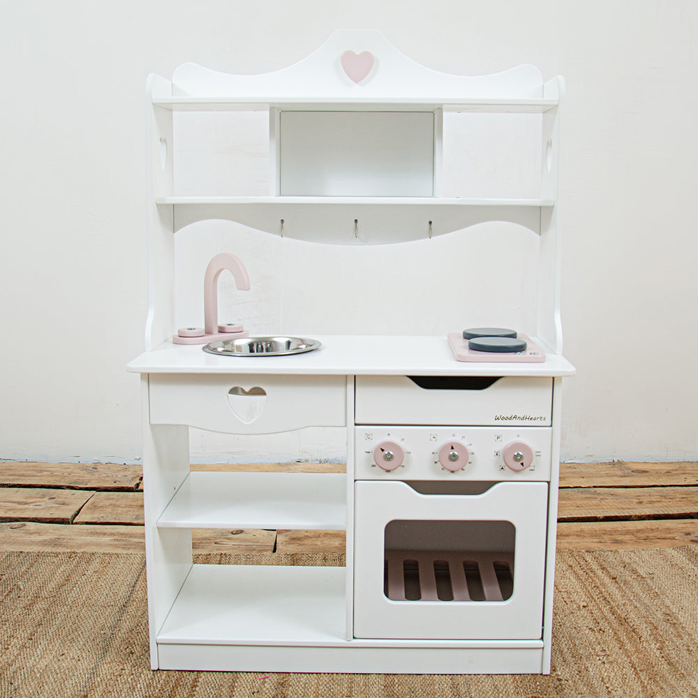 Girls Toy Kitchen For Toddlers Pretend Play In White Pink Colors   DSC 0917 1200x1200 