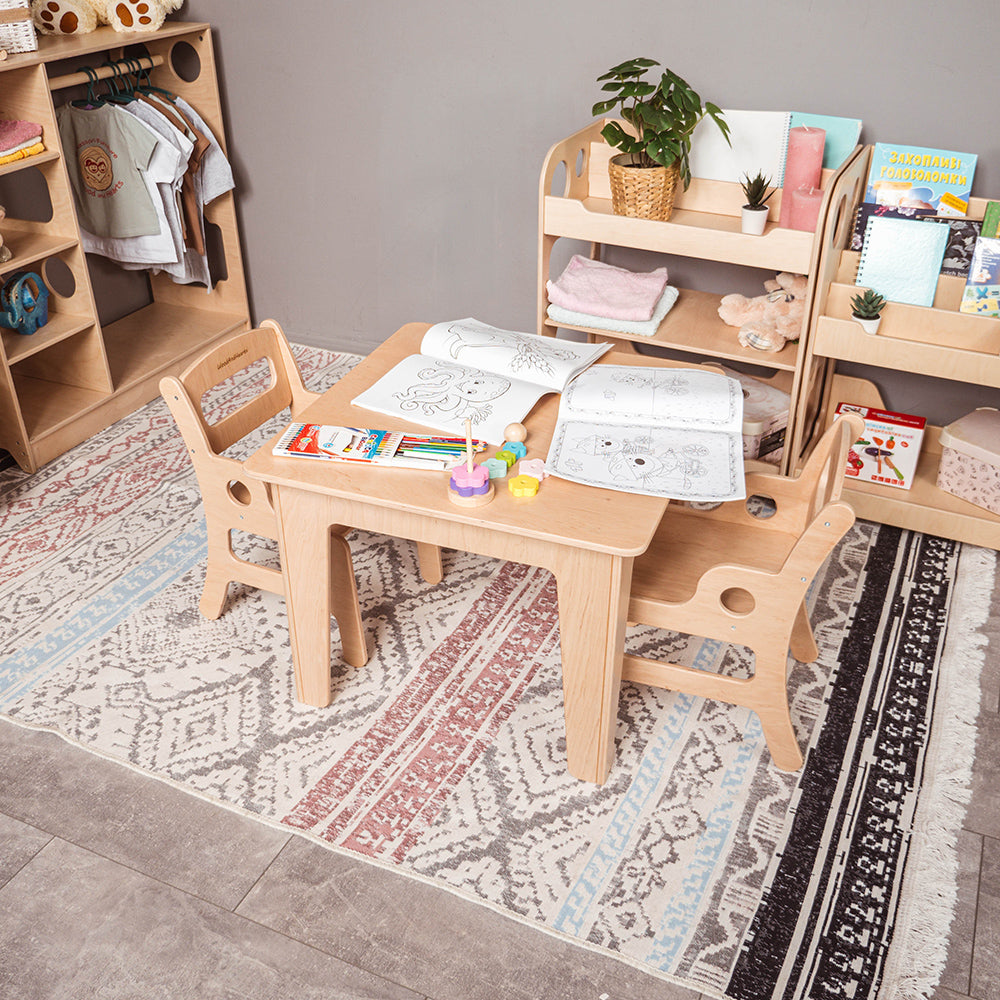 Kids Desk and Chairs, Gifts for Kids, Montessori Furniture, Kids