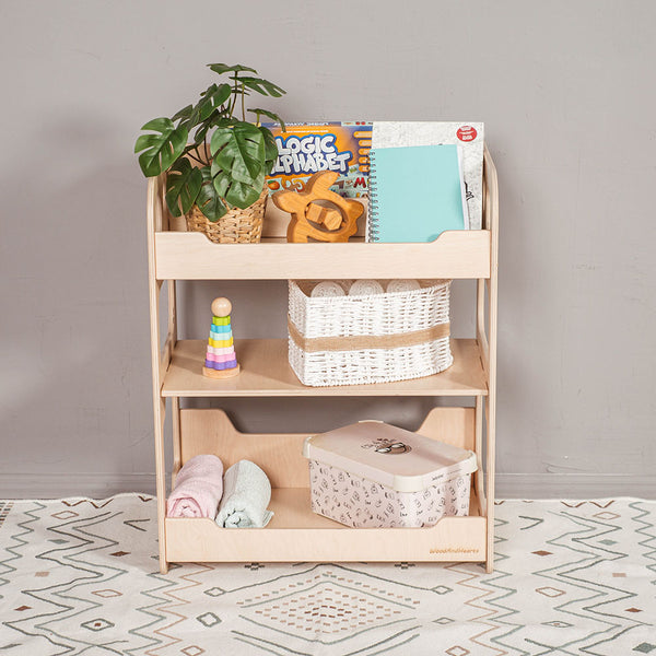 Toddler open Bookcase for Toys' Storage "Charlie"