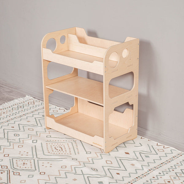Toddler open Bookcase for Toys' Storage "Charlie"