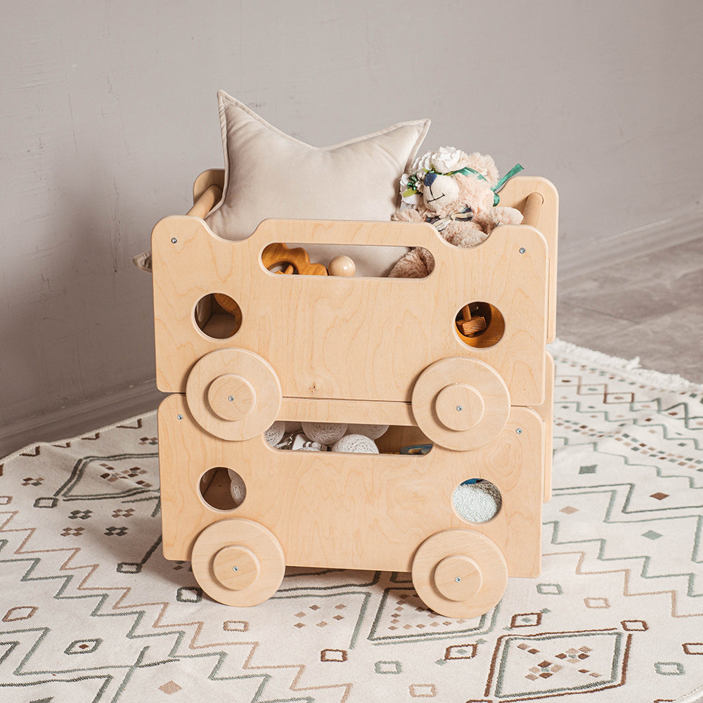 Montessori Toy Organizer – Easy Storage - WoodandHearts