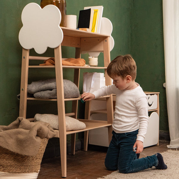Montessori Stand Shelf "Clouds"