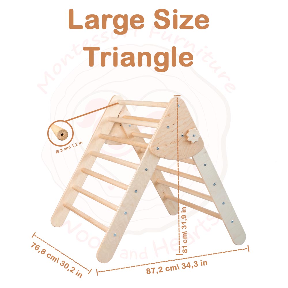 モンテッソーリ折りたたみ可能な三角形