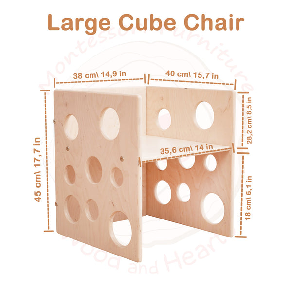Cube Chair Set Cube Chair Montessori