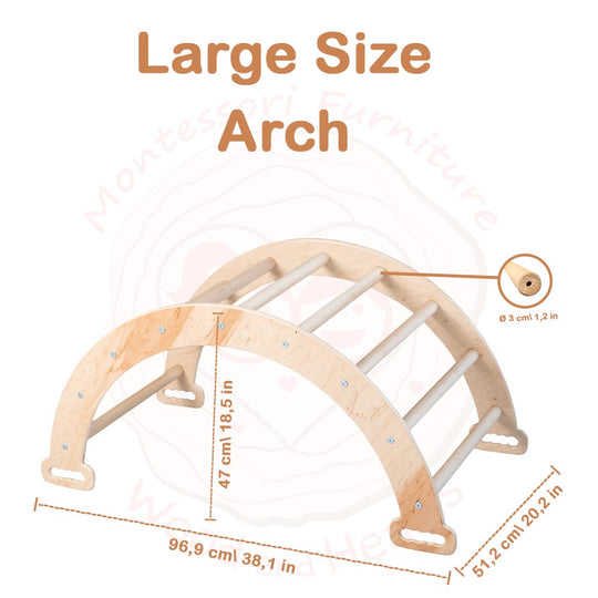 Montessori Climbing Arch - WoodandHearts