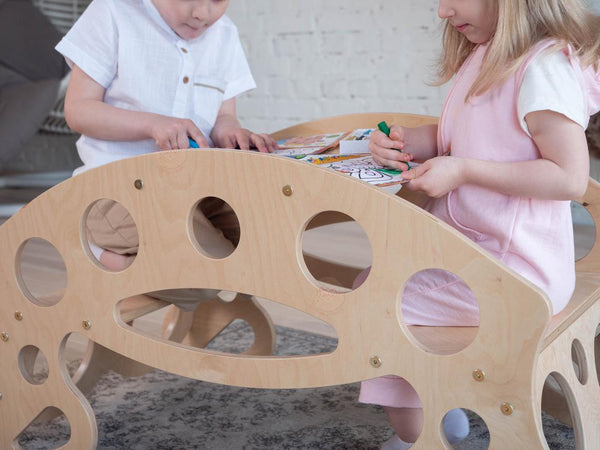 2 in 1 Toddler Rocker and Learning Table